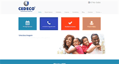 Desktop Screenshot of cedeco.com.br