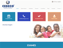 Tablet Screenshot of cedeco.com.br