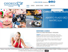 Tablet Screenshot of cedeco.net
